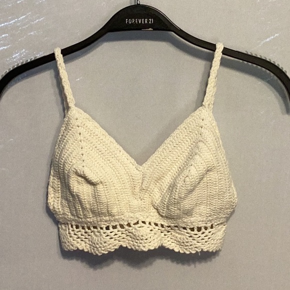 Hint of Mint knit bra top size xs - Picture 1 of 7